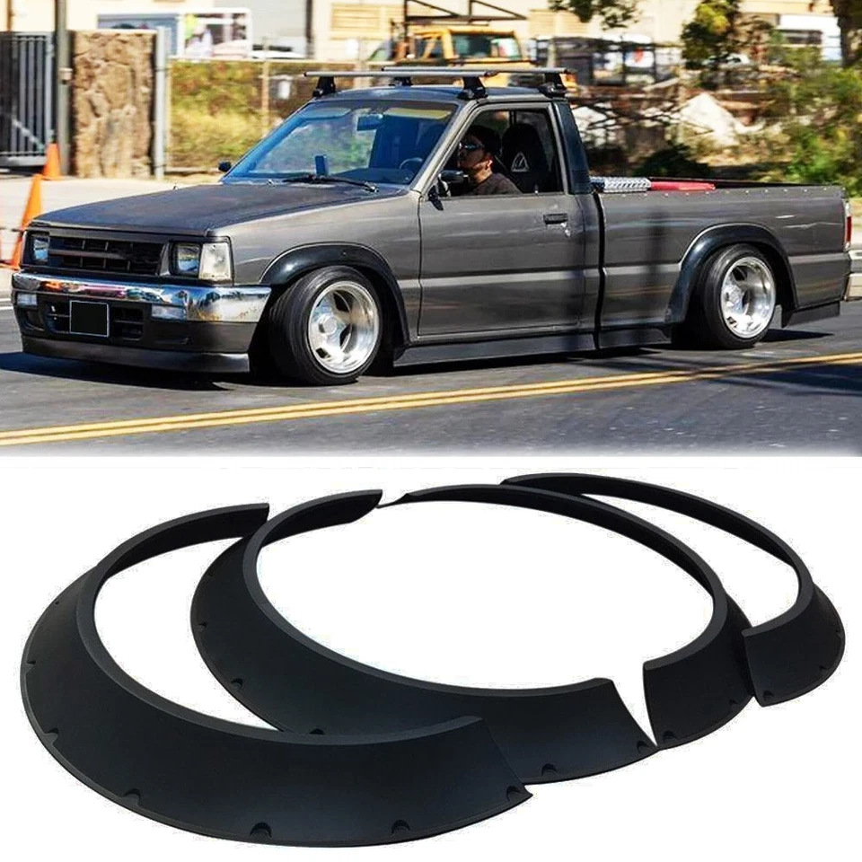 For Mazda B-Series B1800 B2000 Fender Flares Concave Extra Wide Wheel Arches 4pc - image 1 of 4