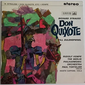 Kempe: Strauss - Don Quixote/ HMV ASD. 326/ UK 1958/cream&gold label - Picture 1 of 9