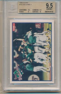 1990 Score 1989 World Series Game 4 (#703) BGS9.5 BGS (#01) - Picture 1 of 2