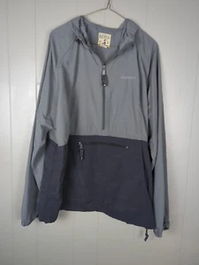 Red Head Brand  Pullover Jacket Hoodie Windbreaker Grey On Grey Mens Sz LG  - Picture 1 of 11