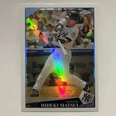 2009 Topps Chrome Refractor Hideki Matsui #29 - Image 1 of 2