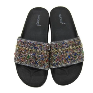 noblag Glitzer Sandalen für Damen Pantoletten Slipper Plateau - Mehrfarbig - Bild 1 von 2