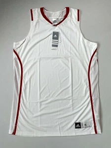 Camiseta deportiva de baloncesto para mujer ADIDAS Pro Team | blanca/roja | XL | P52664 nueva con etiquetas - Imagen 1 de 3