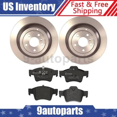 Rotores de freno traseros Brembo OE pastillas metálicas para Mercedes-Benz ML320 2007-2009 Foto 1 de 4