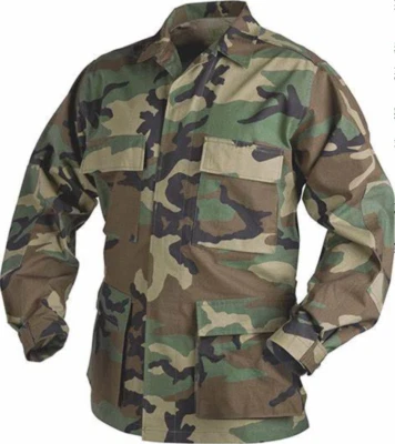 Propper Intl F5454 Cotton Ripstop BDU Coat Woodland Camouflage X-Large XLong NWT