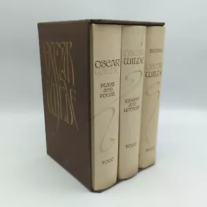 Oscar Wilde Stories, Plays, Poems, Essays and Letters – Folio Society 3 Vol. Set - Picture 1 of 11
