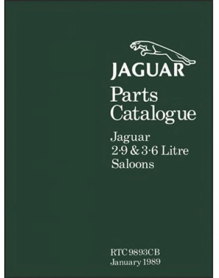 Catálogo de Piezas Repuesto/Piezas Repuesto Jaguar XJ 6 (XJ40) 2.9 & 3.6 Litro - Imagen 1 de 1
