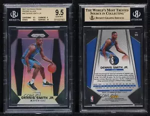 2017-18 Panini Prizm Silver Dennis Smith Jr #99 BGS 9.5 GEM MINT Rookie RC - Picture 1 of 4