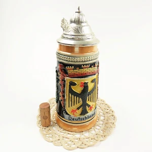 Vintage German Beer Stein 9" T Werner Corzelius Handpainted Made in Germany - Picture 1 of 12