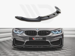 Frontdiffusor Diffusor Maxton Design glänzend schwarz ABS für BMW M4 F82 - Bild 1 von 4