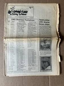 Juni 1981 Baseball Hobby News Band 3 #6 - Roberto Clemente Foto Cover Ruhle Fehler - Bild 1 von 7