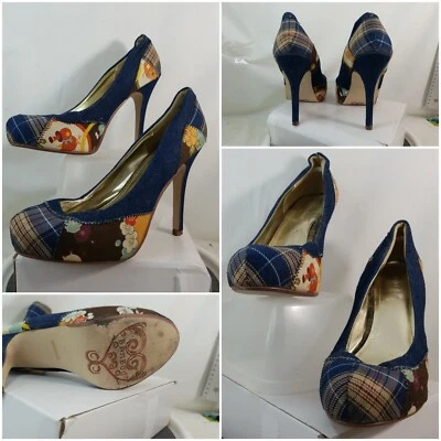 Zapatos de tacón de aguja de bambú 7,5 para mujer  Foto 1 de 4