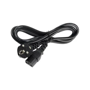 IEC MAINS POWER CABLE, EU 2 PIN EURO PLUG, 1.5 METER - Picture 1 of 2