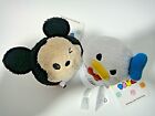 Disney, "Tum Tsum" Mickey Mouse & Donald Duck 3.5" Stuffed Toy (2014) 2 pc lot