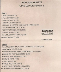 Various – Line Dance Fever 2. Promo Cassette Tape - Picture 1 of 4