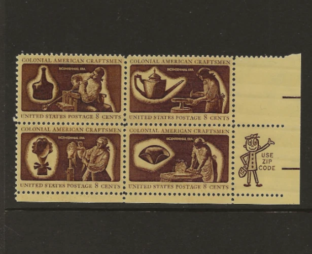 US Scott #1459a Zip Block Fine/Very Fine MNH Cat. Value $1.00               #603 - Image 1 of 1