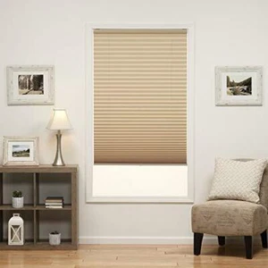 DEZ Furnishings QDCM230720 Cordless Light Filtering Pleated Shade, 23W x 72L - Picture 1 of 8
