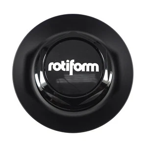 Rotiform Matte Black Center Cap 6-1/4"OD 2-3/4"Hub Screw Closed-End 36390-02MB - Picture 1 of 5