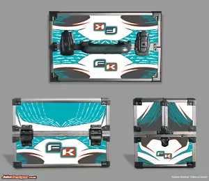 KIT DE PEGATINAS DE CAJA DE HERRAMIENTAS FÓRMULA K - KARTING - Imagen 1 de 4