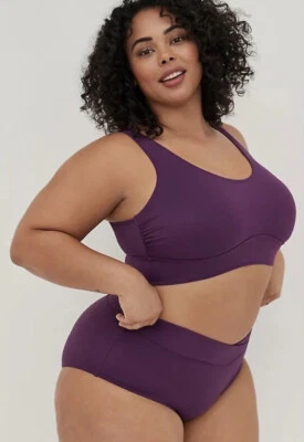 Traje de baño tórrido púrpura envolvente cintura calzoncillo parte inferior talla 5X nuevo con etiquetas exclusivo en línea Foto 1 de 4