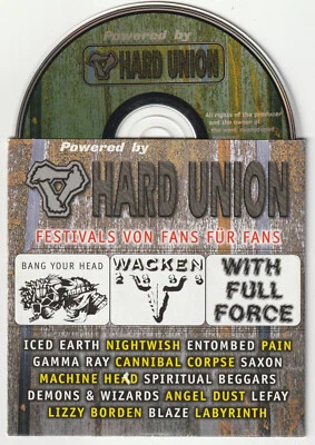✪ HARD UNION Festivals von Fans für Fans METAL CD-SAMPLER NM/VG+ - Bild 1 von 3