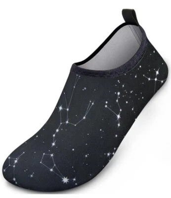 Womens Constellation Barefoot Water Shoes Sz8 Beach Gym Walking Yoga Quick Dry - Image 1 of 4
