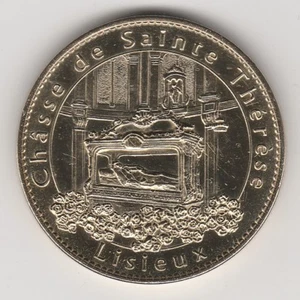 A 2014 TOKEN MEDAILLE SOUVENIR A-B -- 14 100 LISIEUX CHÂSSE DE SAINTE-THERESE - Picture 1 of 2