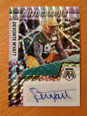 2022 Mosaic Rookie Autographs Prizm #76 Devonte Wyatt Packers - Image 1 of 2