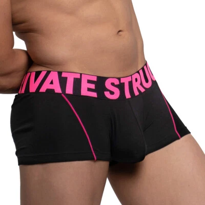 Private Structure Modality Boxer Trunk Black Magenta 4182 53 - Image 1 of 4