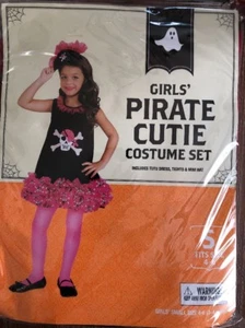Rubies Pirate Cutie Costume Pink Girls Tutu Dress Mini Hat 4-6 - Picture 1 of 7