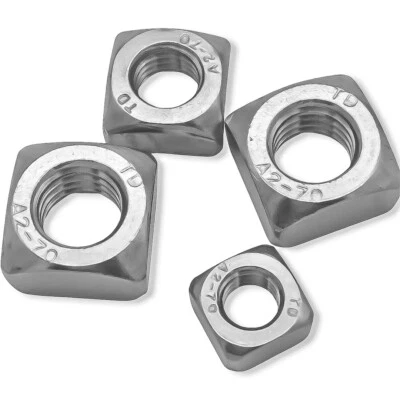 Vierkantmuttern DIN 557 Rostfrei A2 Edelstahl VA M5 M6 M8 M10 M12 - Bild 1 von 3