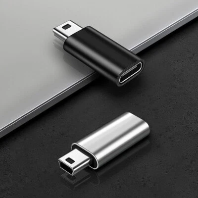 1x USB C To Mini USB 2.0 Adapter Type C Female To Mini USB Male Convert Adapter. - Image 1 of 4