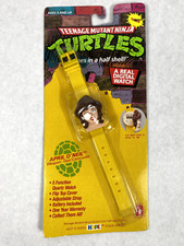 Vintage 1990 Teenage Mutant Ninja Turtles TMNT April O'Neil Digital Watch Sealed