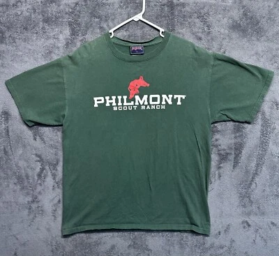 Camisa De Colección Philmont Scout Ranch Para Hombre Grande Verde Nuevo México Boy Scouts Foto 1 de 4
