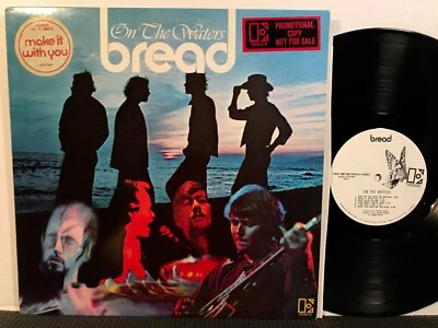 BREAD On The Waters LP ELEKTRA EKS-74076 STEREO DJ PROMO 1970 Rock Bio Insert Foto 1 de 3