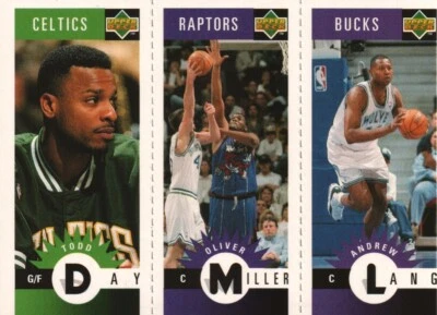 1996-97 UD Collector's Choice Mini-Cards #M4 / M80 / M49 - Todd Day 96-492 - Image 1 of 2