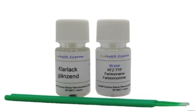 Lackstift Set geeignet für Mini, B22 British Racing Green II Met. Klarlack  WB22 - Bild 1 von 4