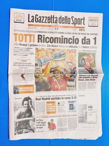 Zeitschrift Dello Sport 20 und August 2007 ROM Vince Super Cup Italienisch Totti - Imagen 1 de 1