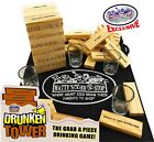 Homeware Deluxe Drunken Tower The Grab A Piece Drinking Game with Exclusive M...