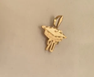 14k Gold 1990 Graduierungsanhänger - Bild 1 von 2