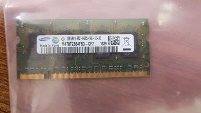 LOT OF 5 PCS. Samsung M470T2864FB3-CF7 1GB PC2-6400S DDR2 800 MHz Memory RAM - Image 1 of 2