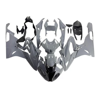 Kit de carenado gris cemento para BMW S1000RR 2015 2016 carrocería de inyección de plástico ABS Foto 1 de 4