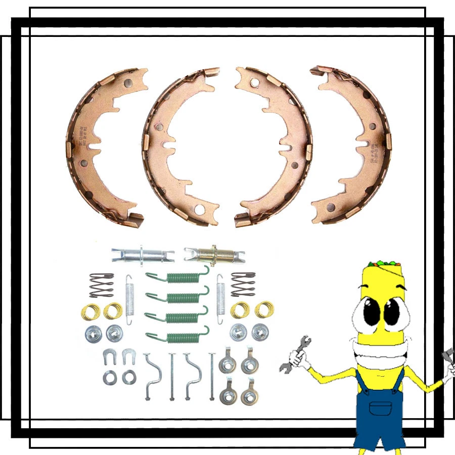 Kit de herrajes de zapata de freno de emergencia de estacionamiento para Toyota Venza 2009-2015 Foto 1 de 1