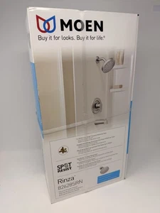 Moen Rinza Brushed Nickel Tub and shower Faucet with Valve 82628SRN-NEW - Picture 1 of 4