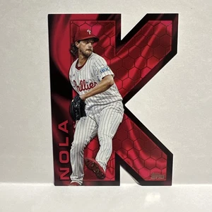 AARON NOLA 2025 Topps Series 2 #KZ-25 K Zone Die-Cut Phillies Case Hit SSP - Picture 1 of 2