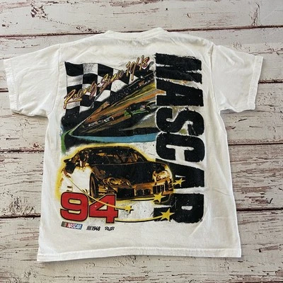 Camiseta Tilly’s × Nascar Track Niños Carreras Talla Mediana Blanca Niños Foto 1 de 4