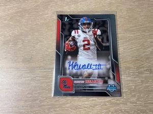 2025 Bowman University Chrome Football Harrison Wallace III Auto #BCA-HW - Bild 1 von 2
