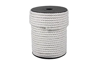 (TG. 14 mm x 50 m) Bobina Corda In Nylon 4/C 14Mm 50 M Bianco - NUOVO  - Immagine 1 di 2