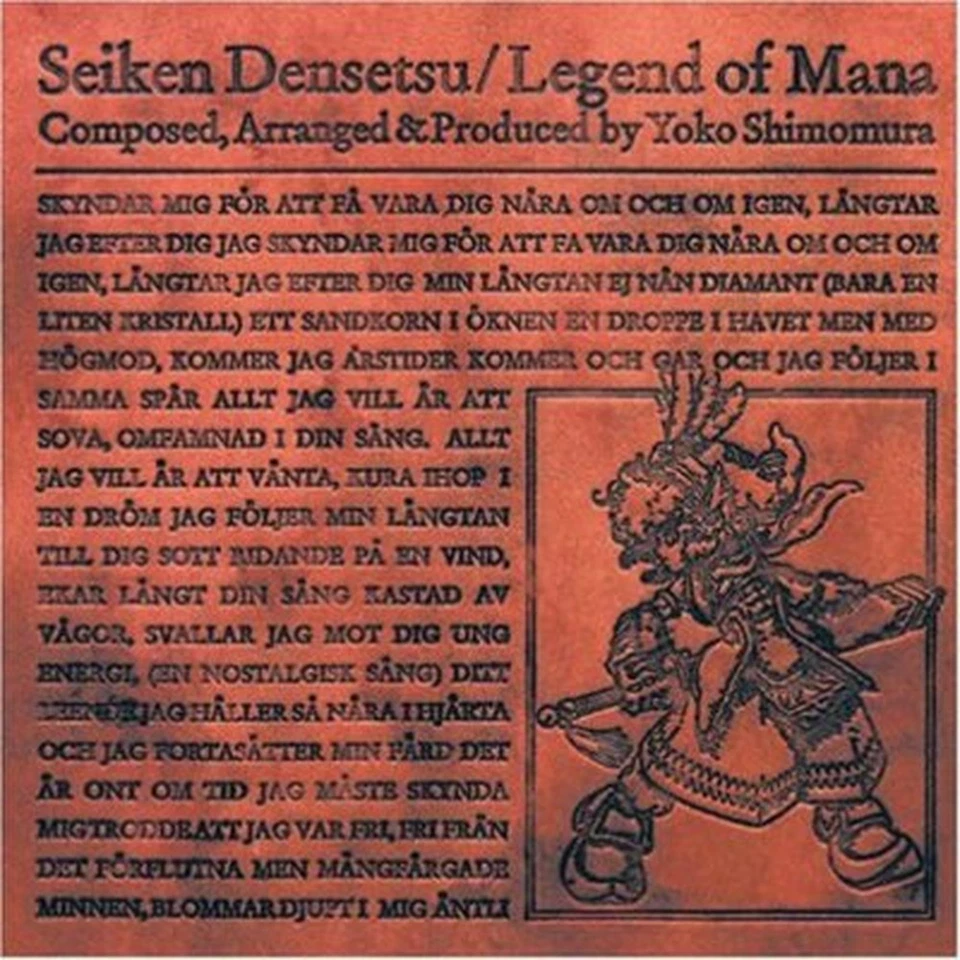 Seiken Densetsu Legend Of Mana Original Soundtrack GAME MUSIC CD OST NEW Japan Foto 1 de 1
