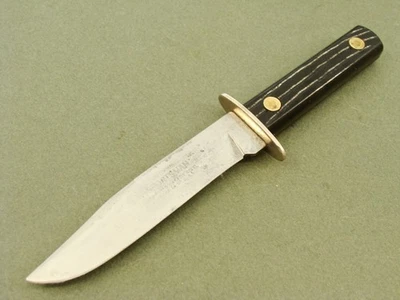 VINTAGE UTICA NY USA SPORTSMAN FIXED BLADE SHEATH KNIFE HUNTING KNIVES TOOLS - Image 1 of 4